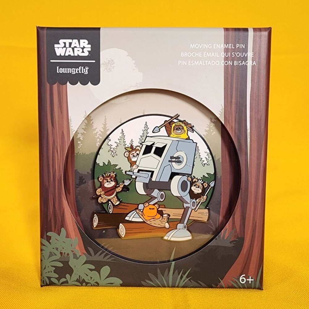 Loungefly Star Wars Ewok Attack Moving LE 3" Enamel Pin NEW